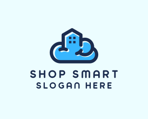 Blue Cloud Home logo design