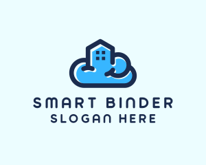 Blue Cloud House logo design