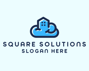 Blue Cloud Home logo design