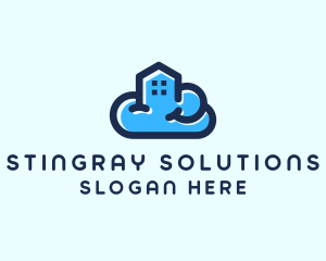 Blue Cloud Home logo design