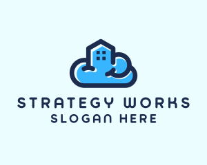 Blue Cloud Home logo design