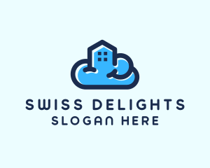 Blue Cloud Home logo design