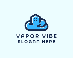 Blue Cloud Home logo design