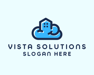 Blue Cloud Home logo design