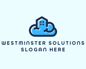 Blue Cloud Home logo design