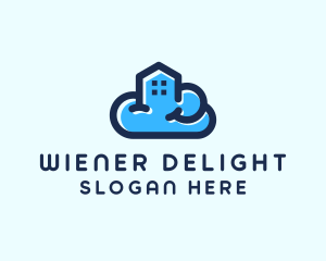 Blue Cloud Home logo design