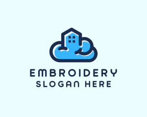 Blue Cloud Home logo design