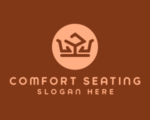 Table & Seats Crown logo design