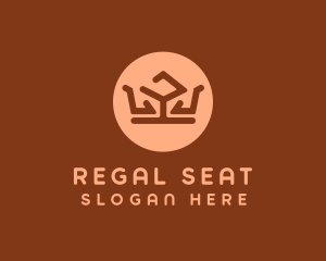 Table & Seats Crown logo design