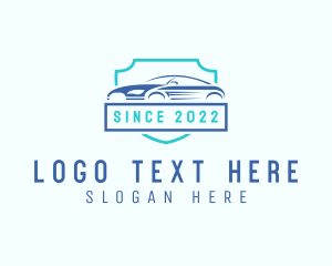 Luxury Car Shield logo design