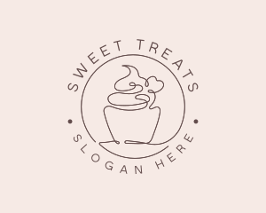 Cupcake Treats Dessert logo design