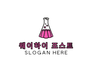 Jelly Science Lab Experiment logo design