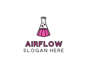 Jelly Science Lab Experiment logo design