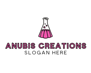 Jelly Science Lab Experiment logo design