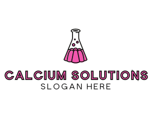 Jelly Science Lab Experiment logo design