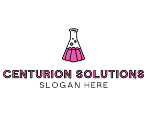 Jelly Science Lab Experiment logo design