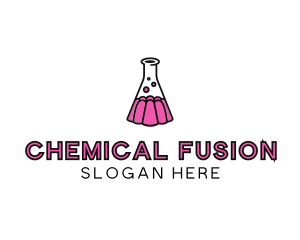 Chemistry - Jelly Science Lab Experiment logo design