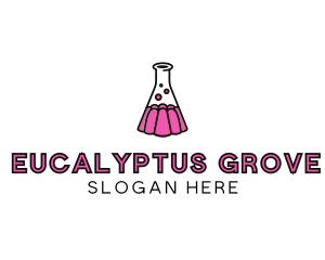 Jelly Science Lab Experiment logo design