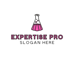 Jelly Science Lab Experiment logo design