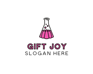 Jelly Science Lab Experiment logo design