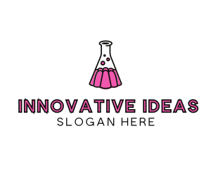 Jelly Science Lab Experiment logo design