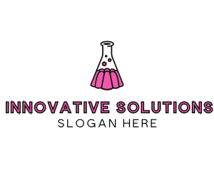 Jelly Science Lab Experiment logo design