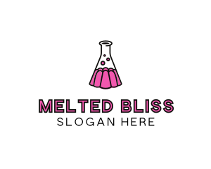 Jelly Science Lab Experiment logo design