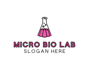 Jelly Science Lab Experiment logo design