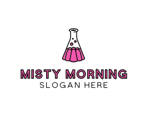 Jelly Science Lab Experiment logo design