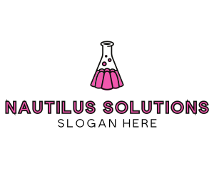 Jelly Science Lab Experiment logo design