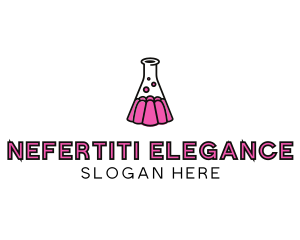 Jelly Science Lab Experiment logo design