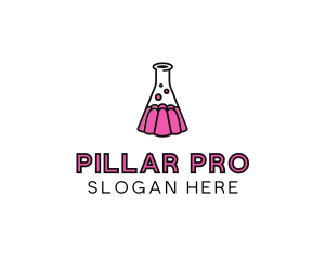 Jelly Science Lab Experiment logo design