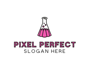 Jelly Science Lab Experiment logo design