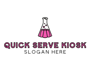 Jelly Science Lab Experiment logo design