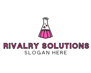 Jelly Science Lab Experiment logo design