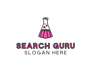 Jelly Science Lab Experiment logo design