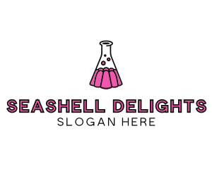 Jelly Science Lab Experiment logo design