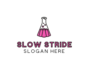 Jelly Science Lab Experiment logo design