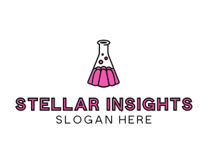 Jelly Science Lab Experiment logo design