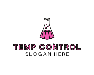 Jelly Science Lab Experiment logo design