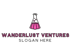 Jelly Science Lab Experiment logo design