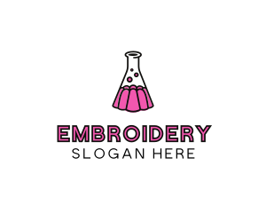 Jelly Science Lab Experiment logo design