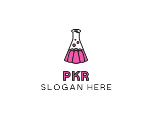 Jelly Science Lab Experiment logo design