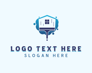 Squegee - Housekeeping Clean Squeegee logo design