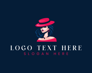 Hat Fashion Woman Logo