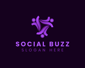 People Social Foundation logo design