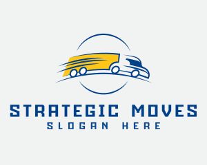 Truck Shipping Business logo design