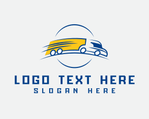 Towing - Truck Shipping Business logo design