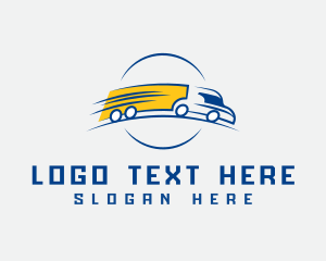 Truck Shipping Business Logo