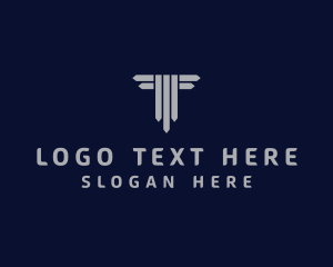 Advisory - Professional Innovation Firm Letter T logo design